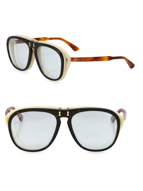 gucci tortoise shell flip up pilot aviator sunglasses replica|The Best Designer Sunglasses Dupes Under US$30 .